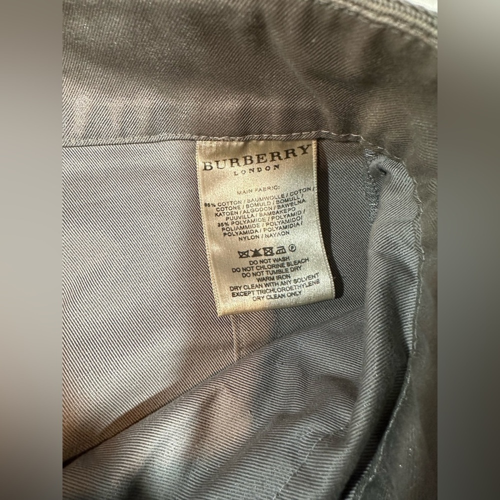 Burberry Women Gunmetal Cargo mini skirt dark grey size 6 cotton and polyamide - Picture 10 of 11